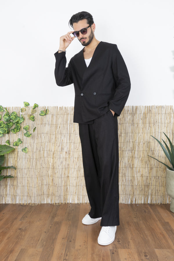 Abito in Lino Relaxed Doppio bottone Art. AB21