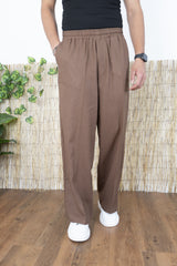 Pantalone In Lino Fondo Largo Art. Pt209