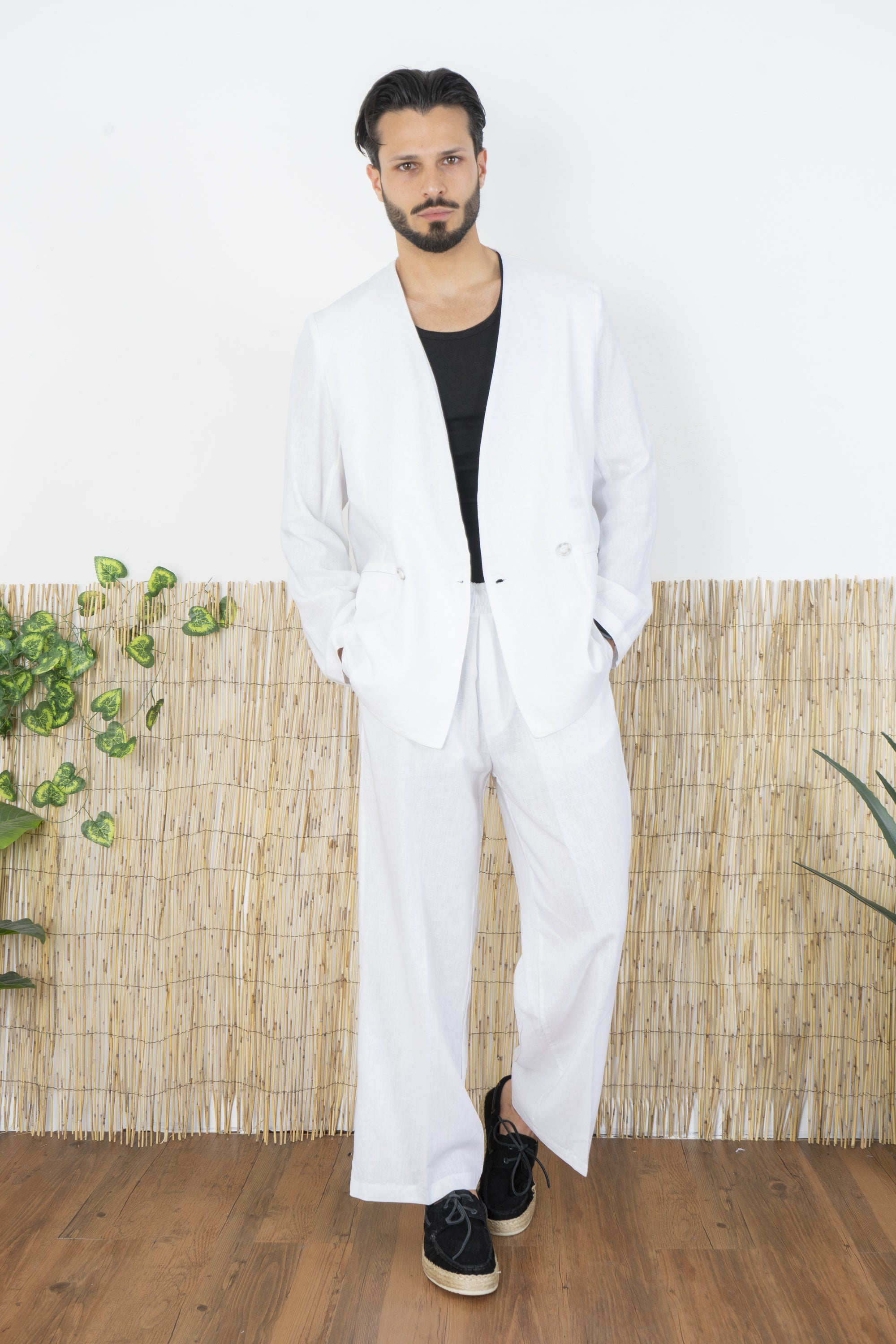 Abito in Lino Relaxed Doppio bottone Art. AB21