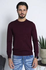 Maglioncino Girocollo In Filo Rasato Slim Fit Art. Mg147