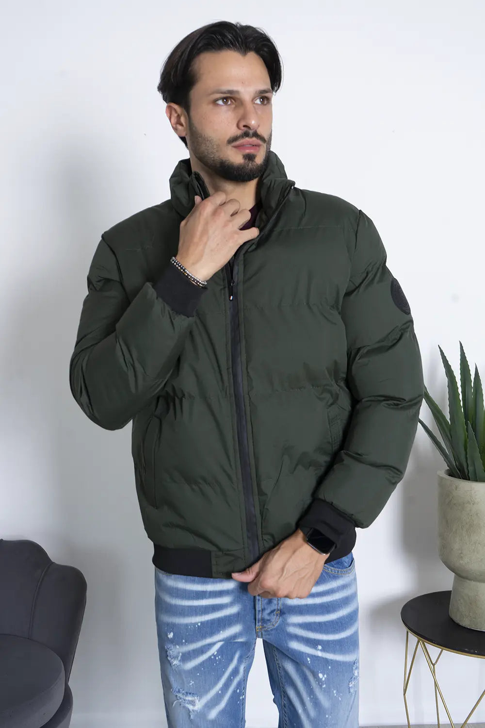 Giubbotto Bomber Collo Alto Art. Gb178