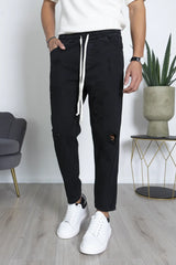 Jeans Uomo con Abrasioni ed Elastico in Vita Art. Js211