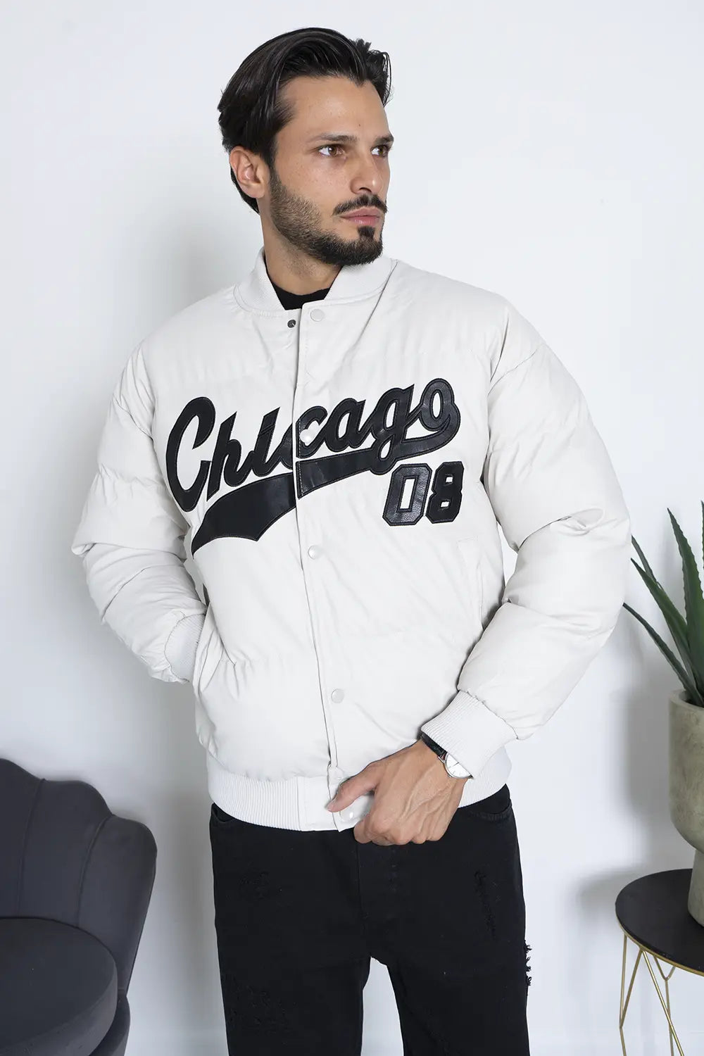 Giubbotto Uomo Bomber Chicago Art. Gb152