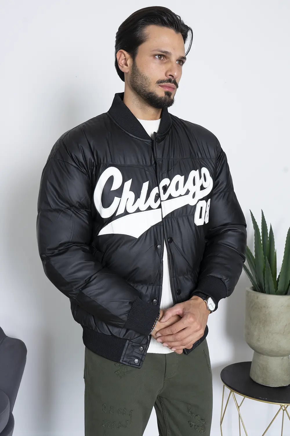 Giubbotto Uomo Bomber Chicago Art. Gb152