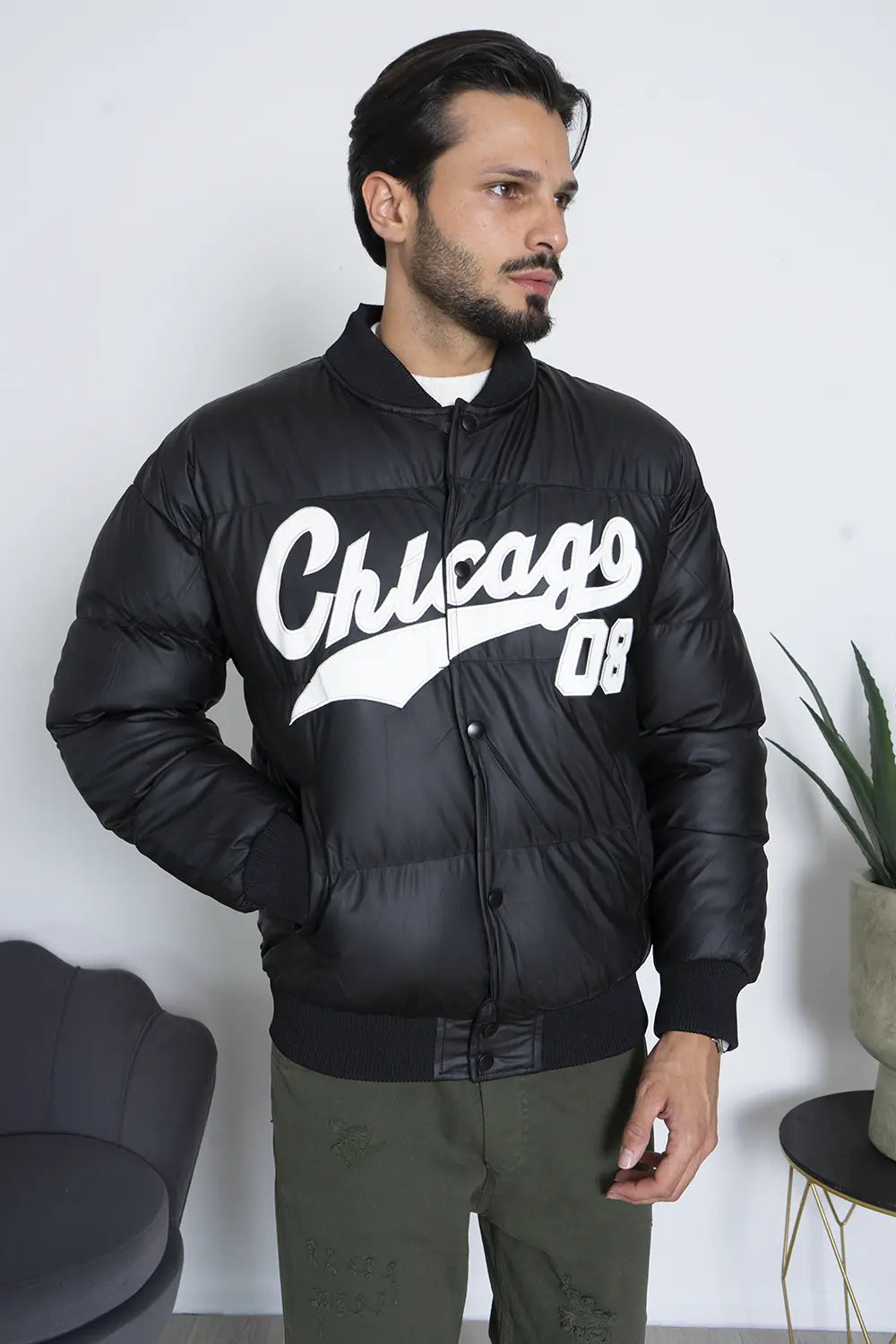 Giubbotto Uomo Bomber Chicago Art. Gb152