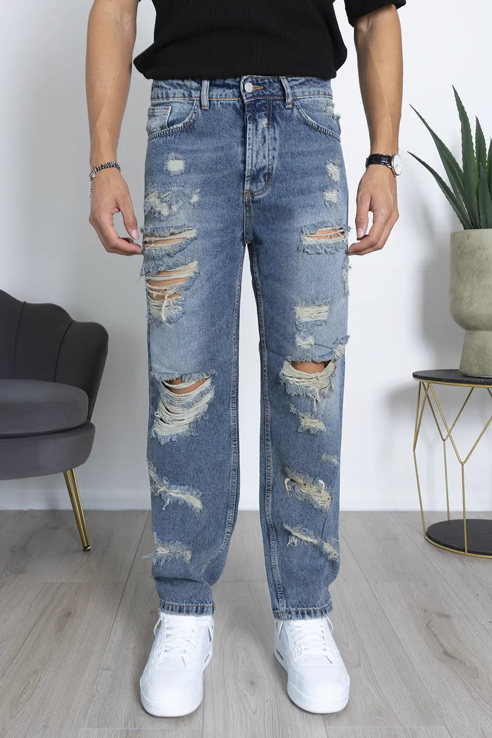 Jeans Destroyed Loose Fit Art. Js481