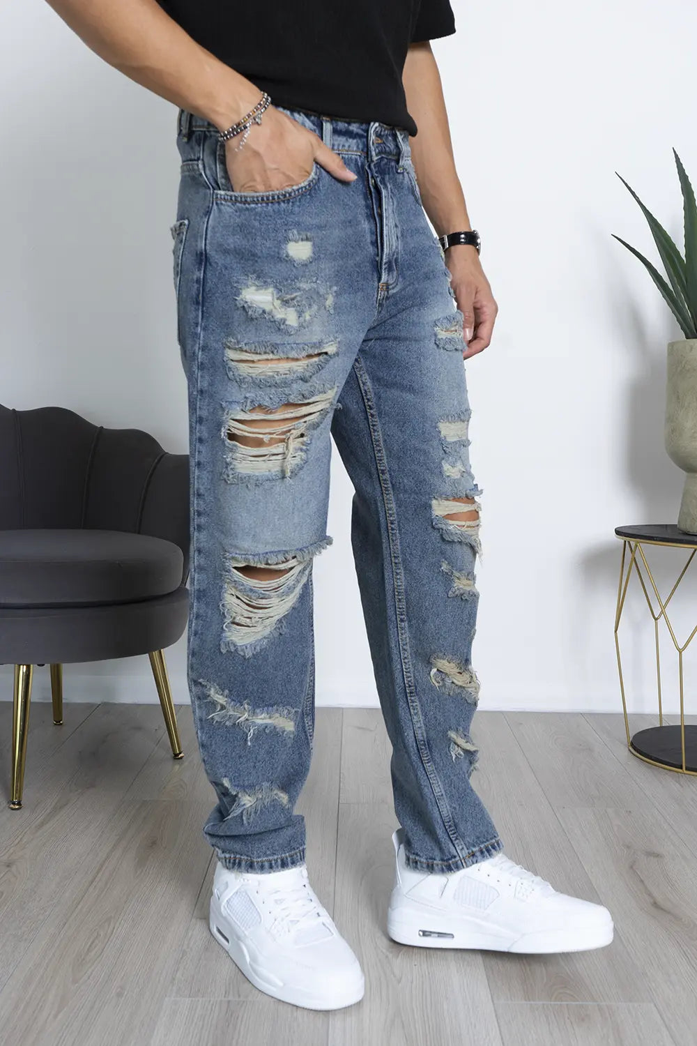 Jeans Destroyed Loose Fit Art. Js481