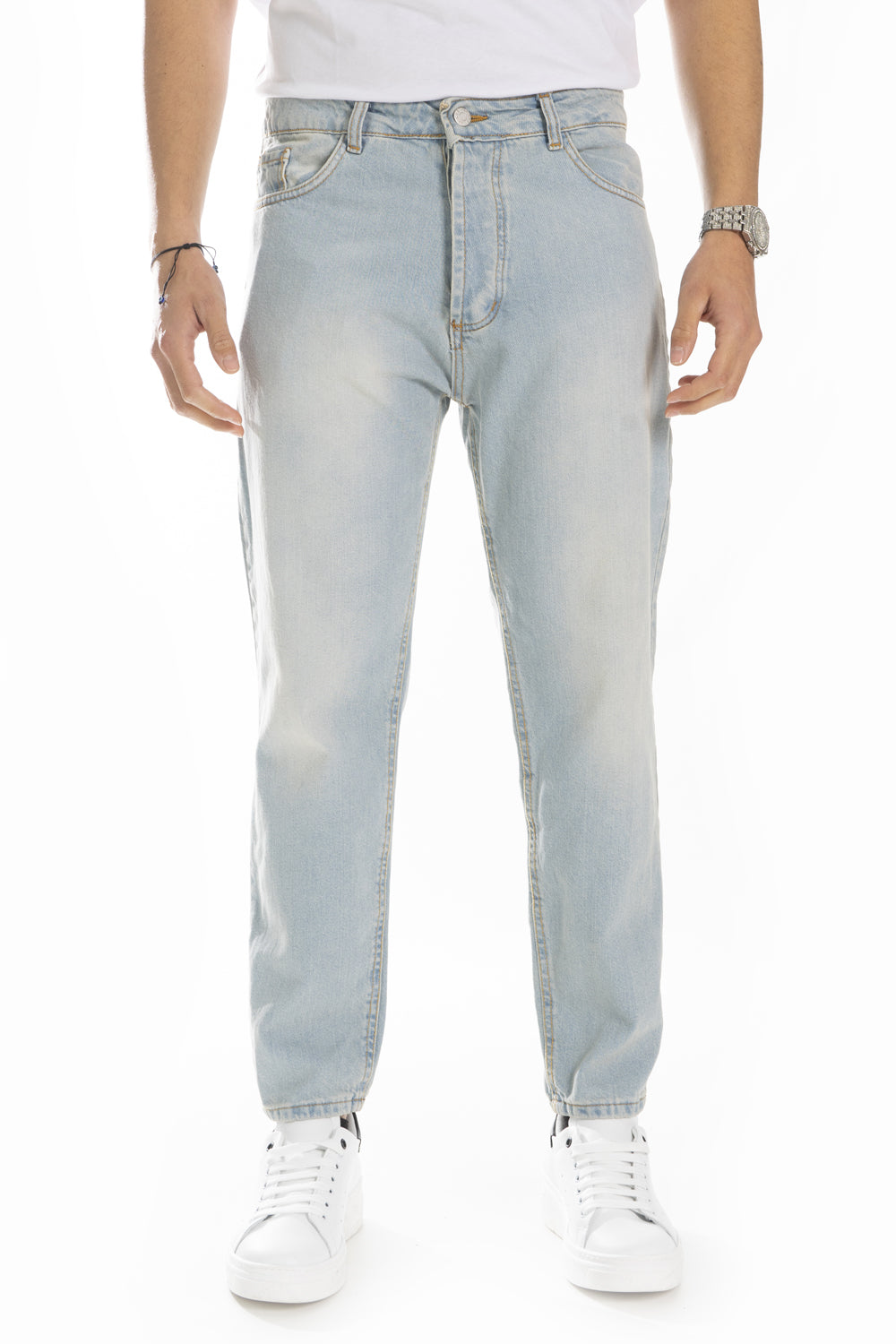 Jeans Uomo Regular Sabbiato Art. JS445