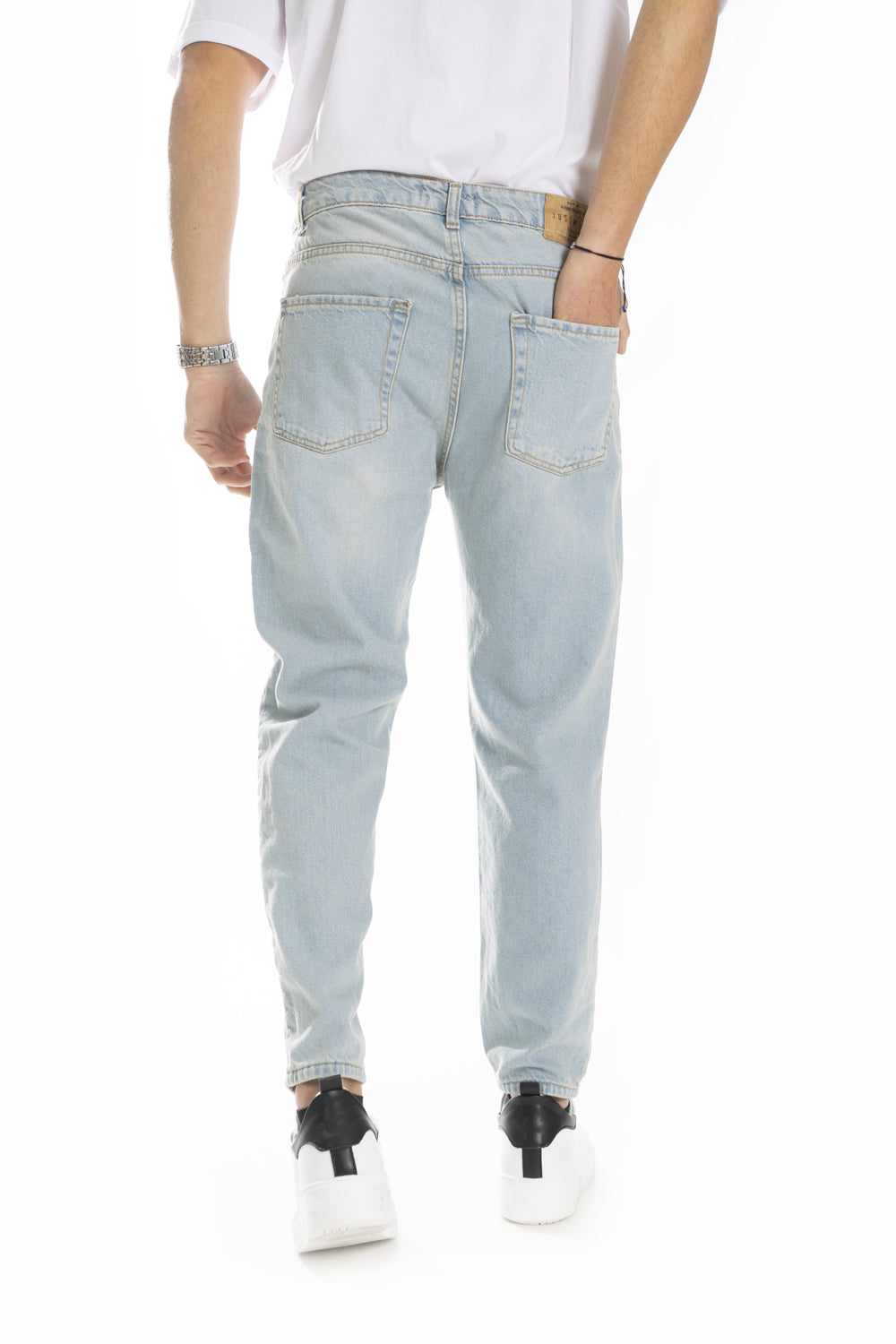 Jeans Uomo Regular Sabbiato Art. JS445