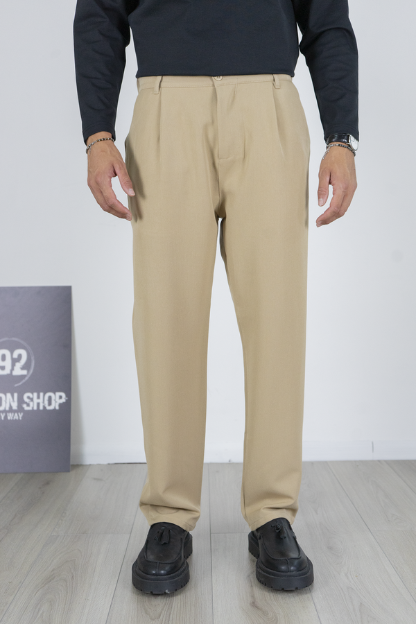 Pantalone Uomo Con bottone elastico Loose Fit Art. Pt173
