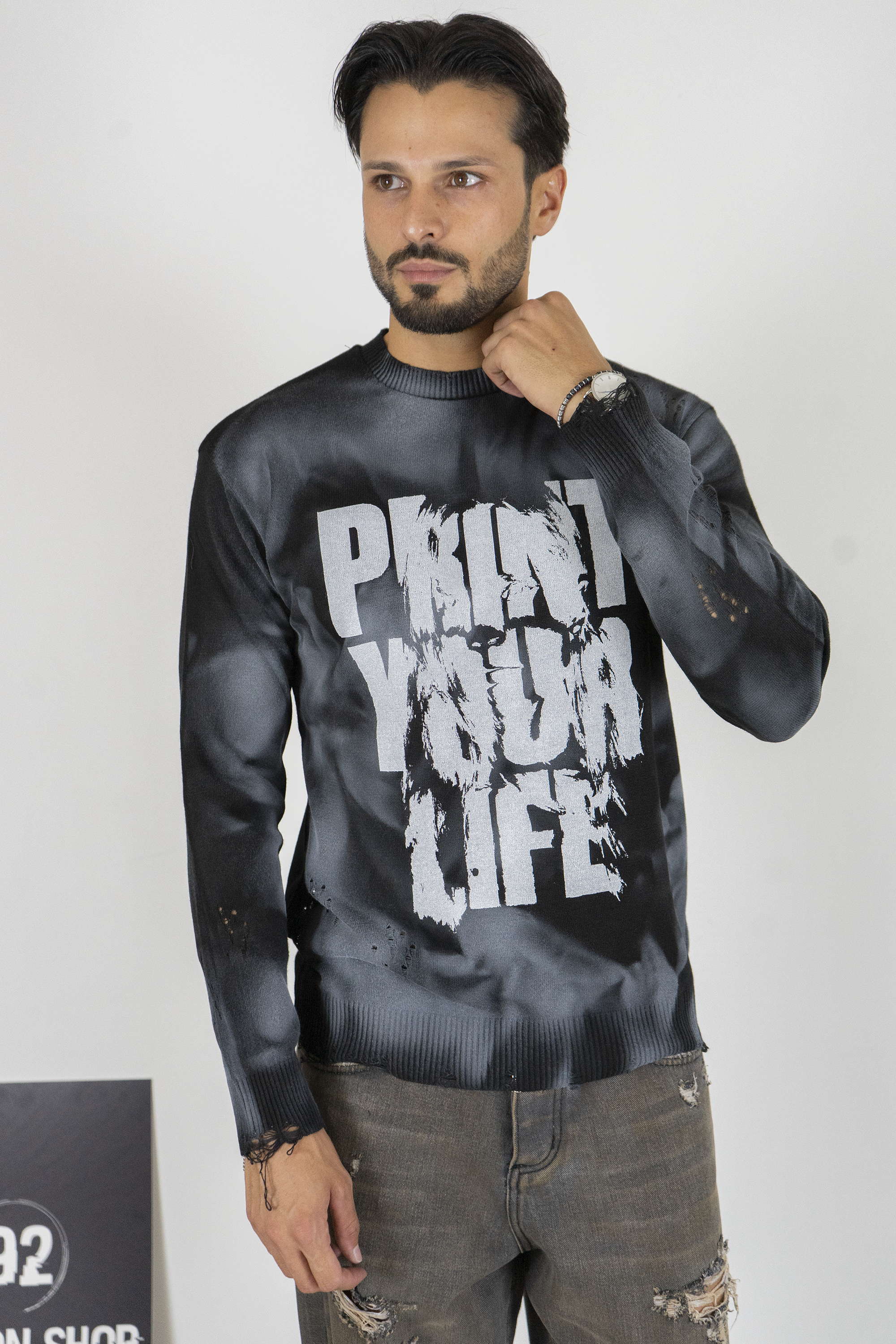 Maglione Tie-dye “Print Your Life” Art. Mg175