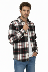 Camicione Uomo Giacca Flanella Fantasia Scozzese Art. Cm146