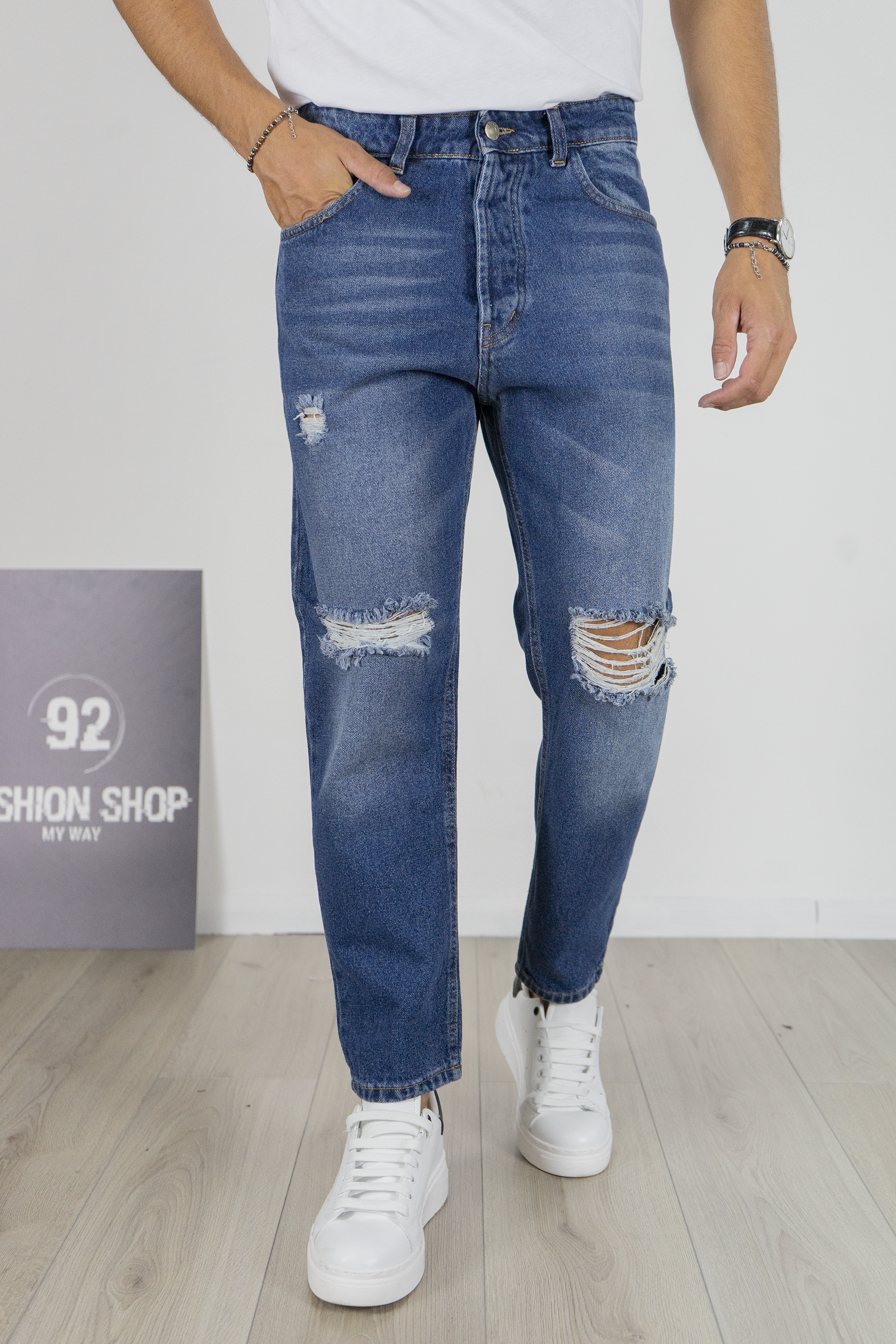 Jeans Regular Fit Sabbiato Art. JS537