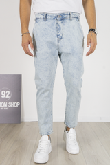 Jeans Uomo Sabbiato Regular Con Elastico sul retro Art. Js538