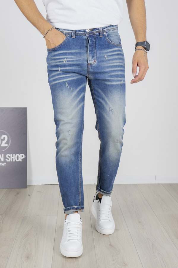 Jeans Homme Slim Fit Nuances 5 Poches Art. Js416