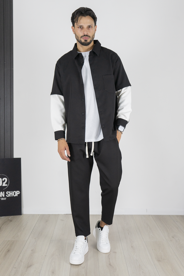 Coordinato Uomo Camicia Con Doppia Manica Art. Cd99