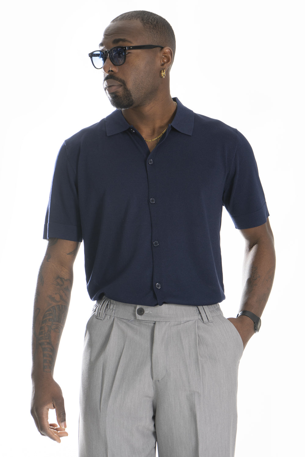 Polo in Maglia Con Bottoni Art. Ts211