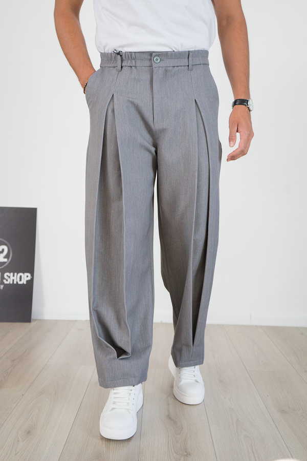 Pantalone Fondo Ampio Doppia Pinces Art. Pt211