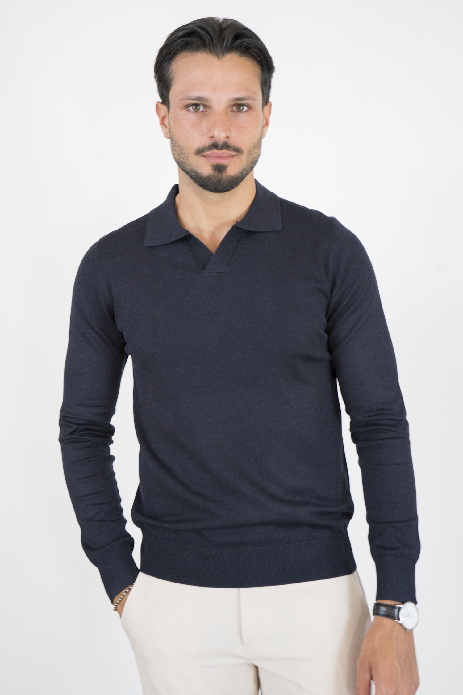 Polo Uomo Derby in Filo Rasato Art. Mg177