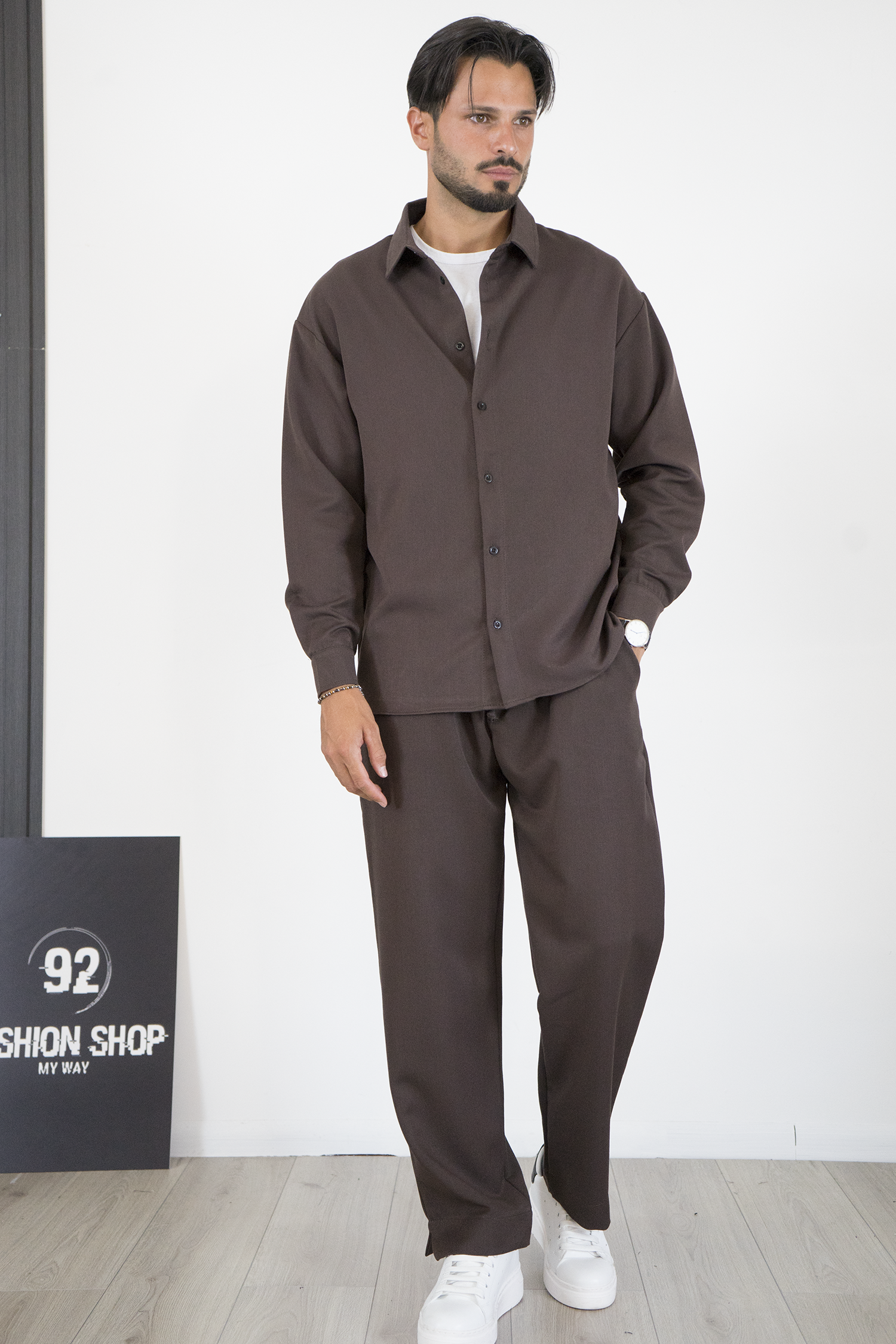 Coordinato Camicia e Pantalone Palazzo Art. Cd123