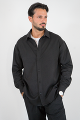 Camicia Tinta Unita Uomo Minimal con Bottoni Art. Cm229