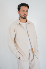 Camicia Tinta Unita Uomo Minimal con Bottoni Art. Cm229