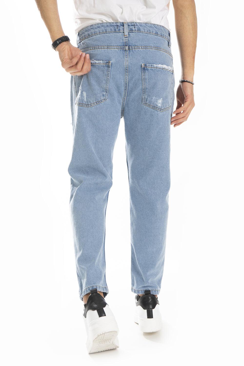 Jeans Uomo Con Strappi Regular Art. JS446