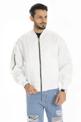 Giubbotto Uomo Bomber Effetto Raso Collo Coreano Art. Gb94