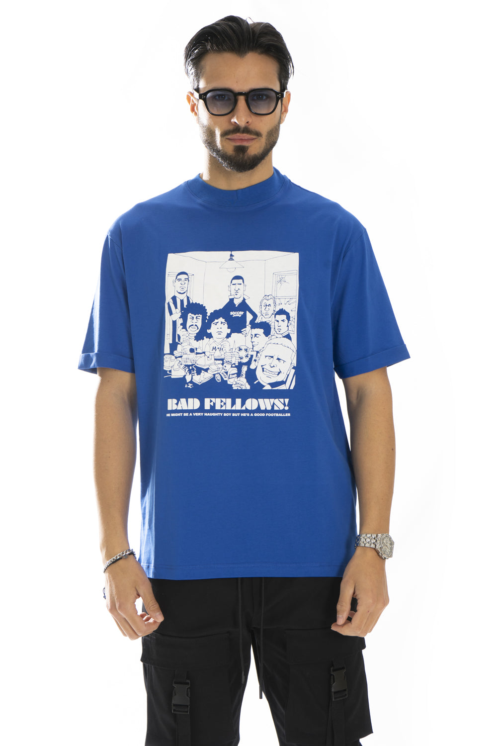 T-Shirt Uomo Con Stampa ''Bad Fellows'' Art. Ts215