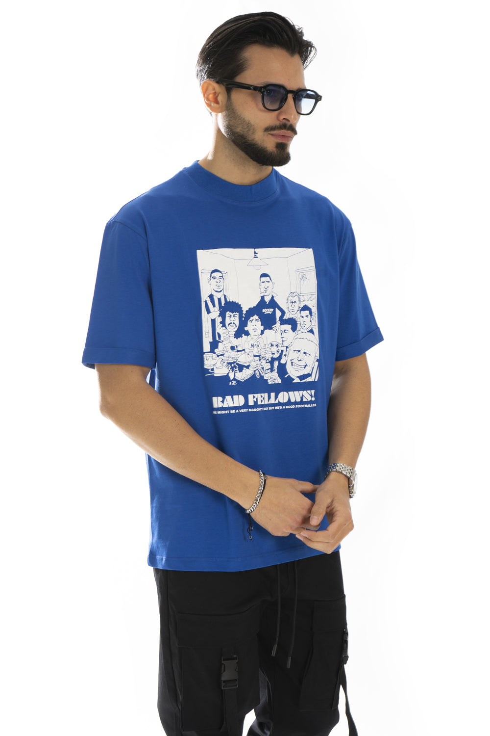 T-Shirt Uomo Con Stampa ''Bad Fellows'' Art. Ts215