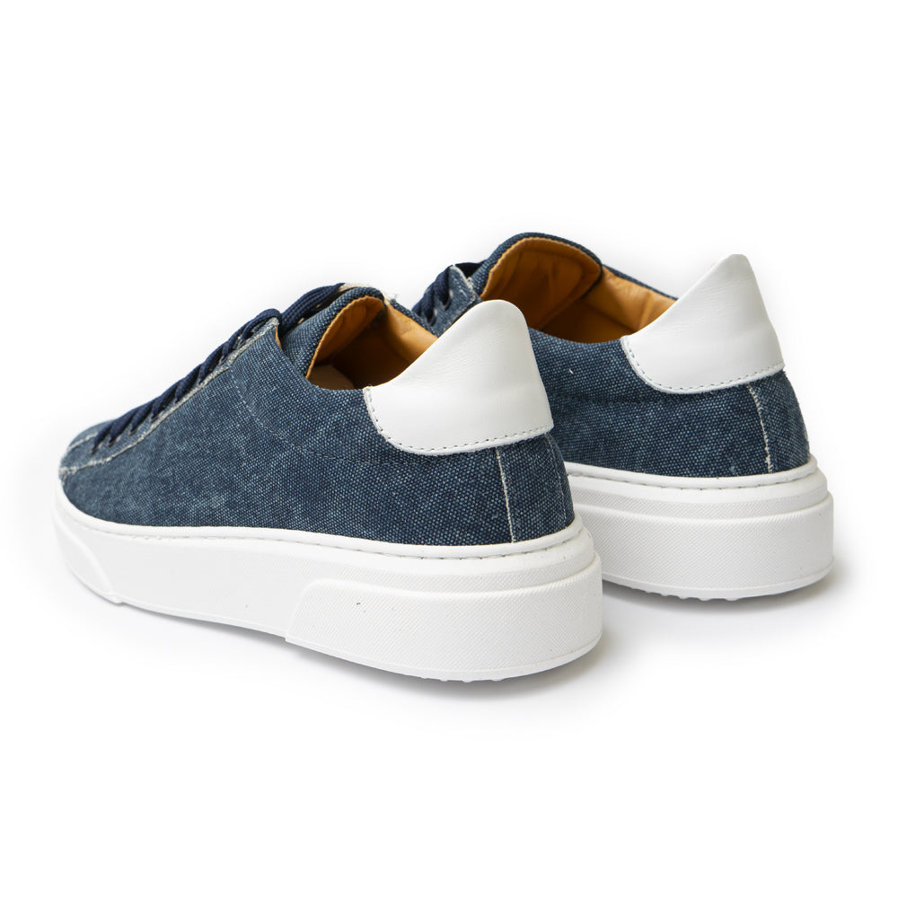 Scarpe Sneakers Jeans Suola Bianca Art. Sc84