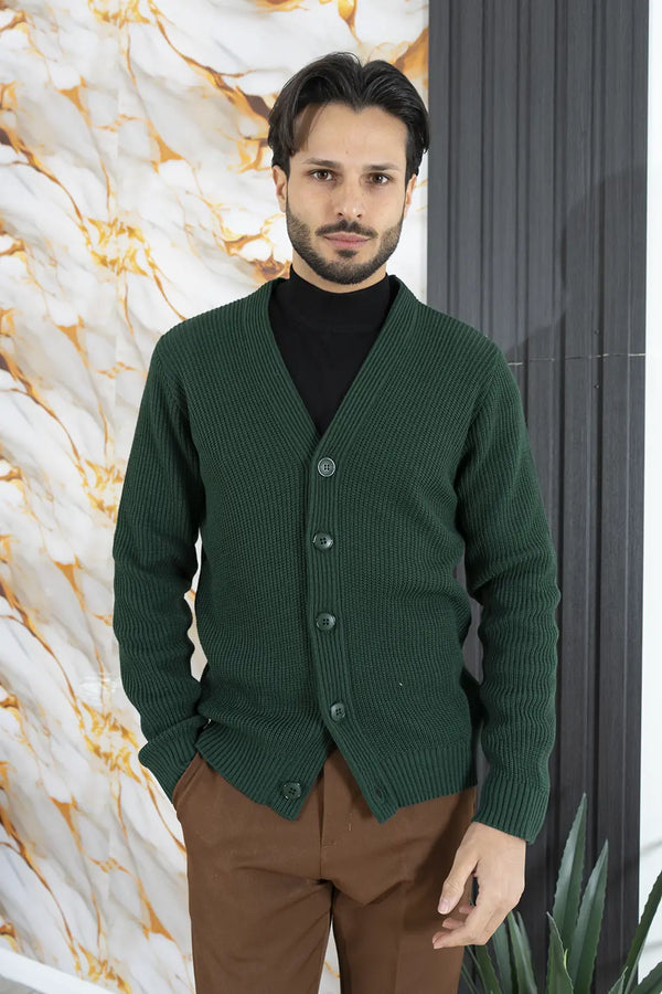 Ribbed Wool Cardigan Art. MG163
