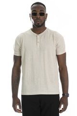 T-shirt Uomo Serafino Con Bottoni girocollo Art. Ts220