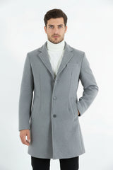 Cappotto Uomo Baronetto Collo Reverse Tinta Unita Art. Cp24