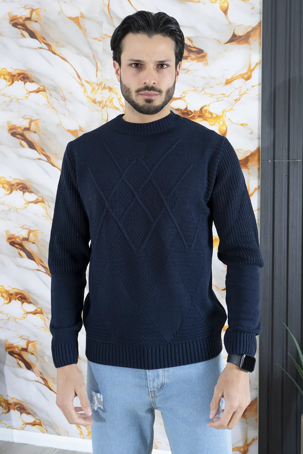 Maglione Uomo Lana Fantasia Art. Mg169