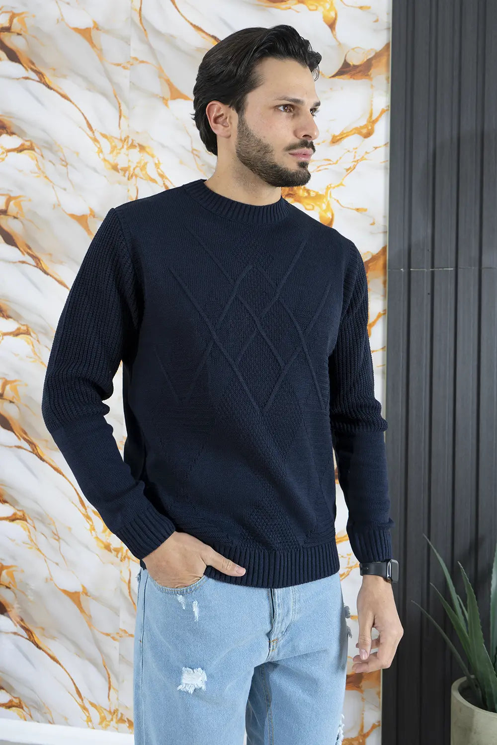 Maglione Uomo Lana Fantasia Art. Mg169