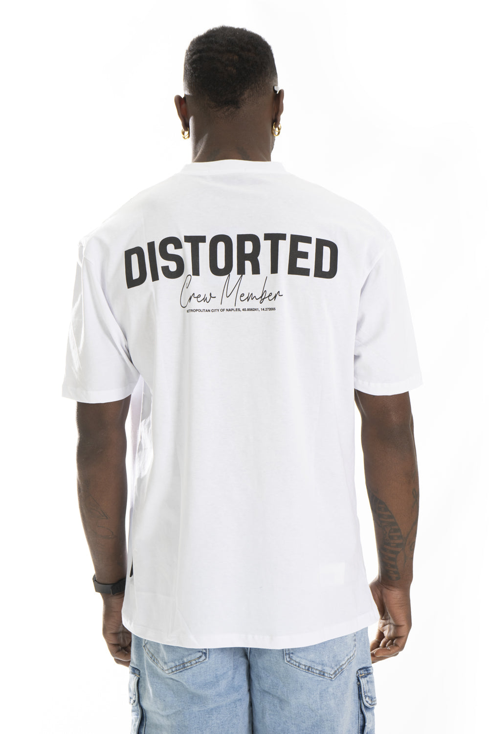 T-shirt Uomo '' Distorted '' Stampa retro Art. Ts216