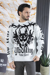 Maglione Uomo Con Stampa ''Paura'' Art. Mg170