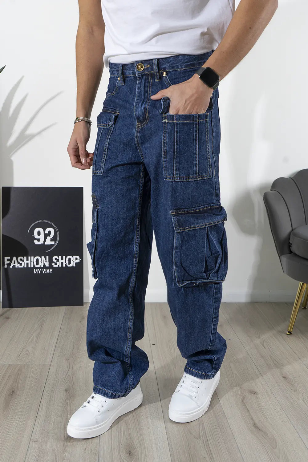 Jeans Cargo Baggy Art. JS507