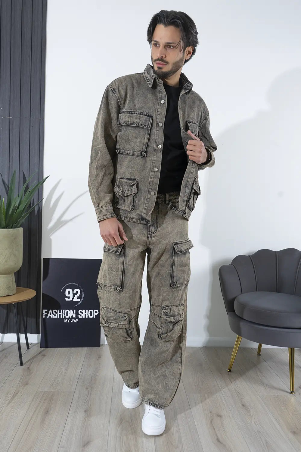 Coordinato Cargo Jeans Art. Cd89