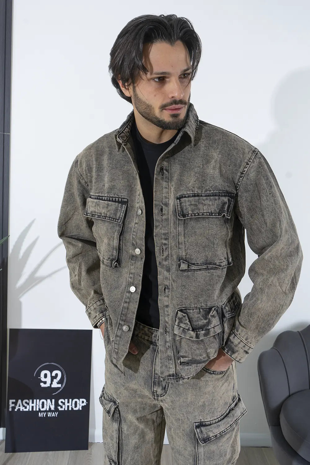 Coordinato Cargo Jeans Art. Cd89