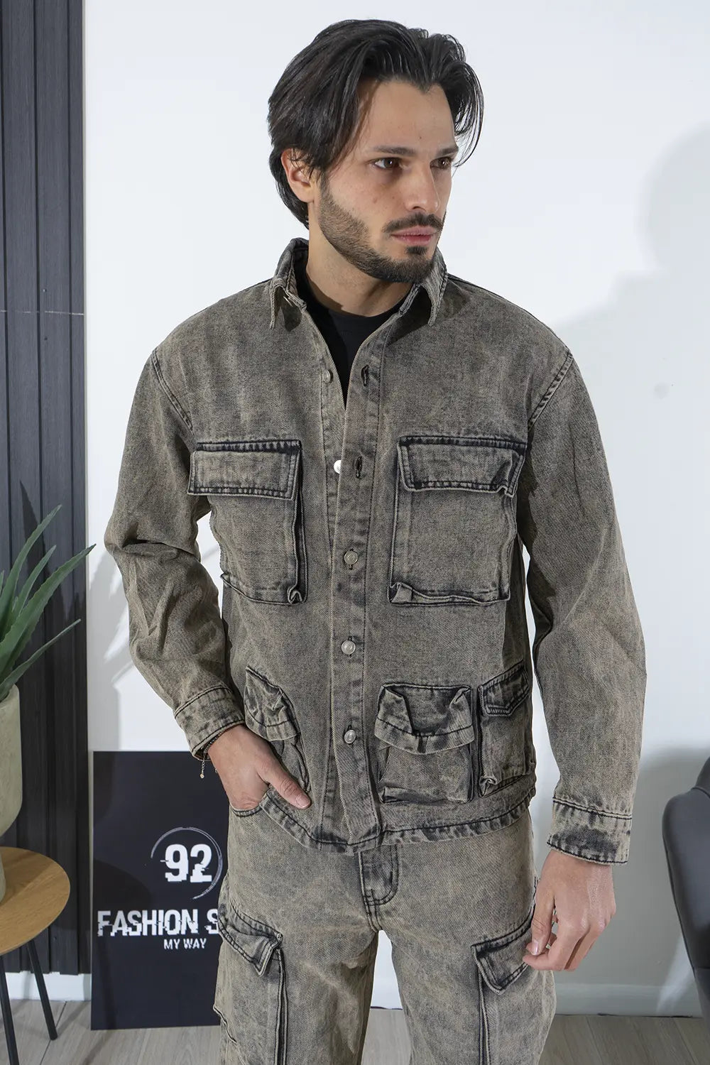 Coordinato Cargo Jeans Art. Cd89