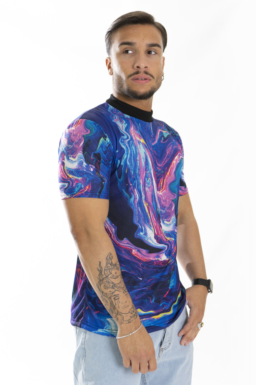 T-Shirt Uomo Girocollo Sublimatica ''Paints'' Art. Ts180