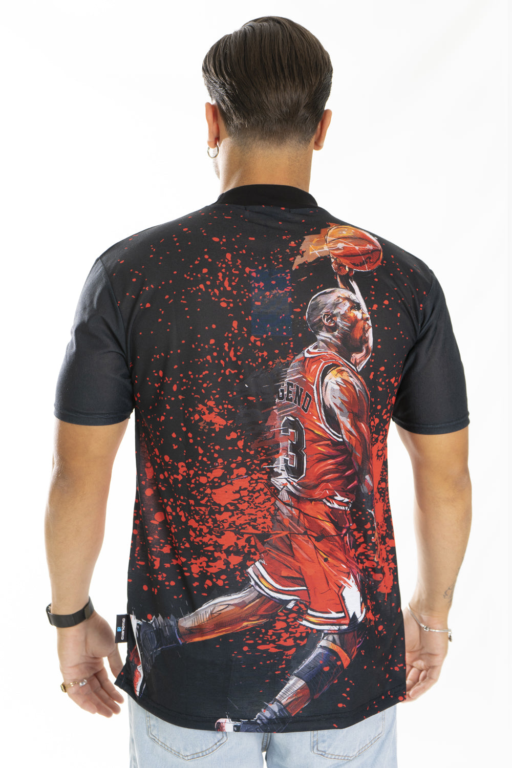 T-Shirt Uomo Girocollo Sublimatica ''Basket'' Art. Ts189