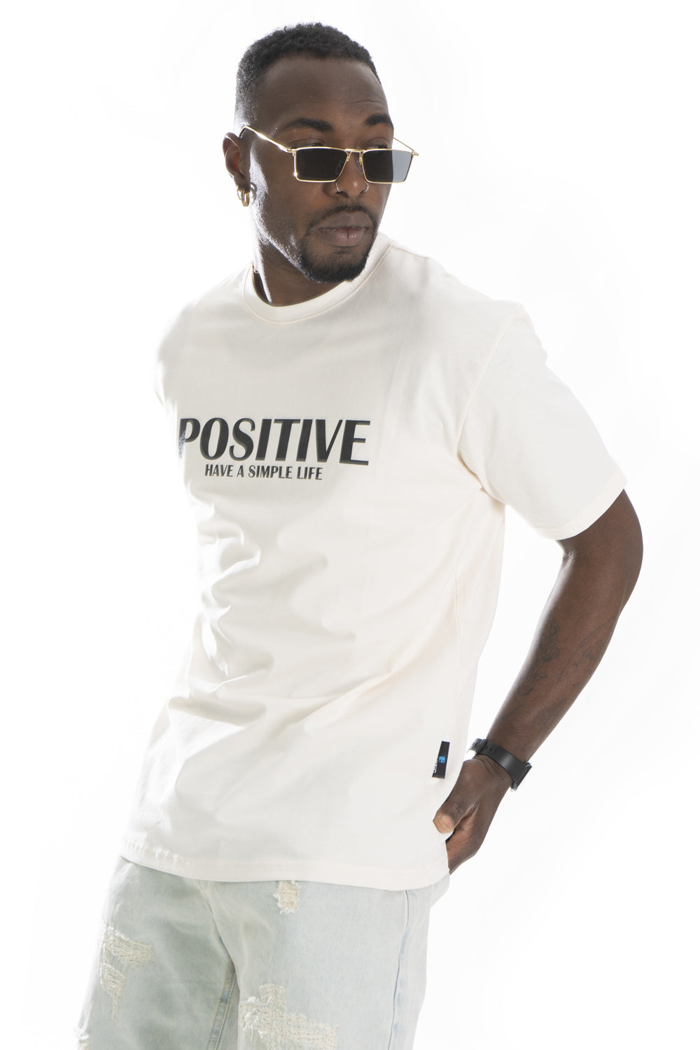 T-Shirt Uomo Con Stampa Positive Art. TS222