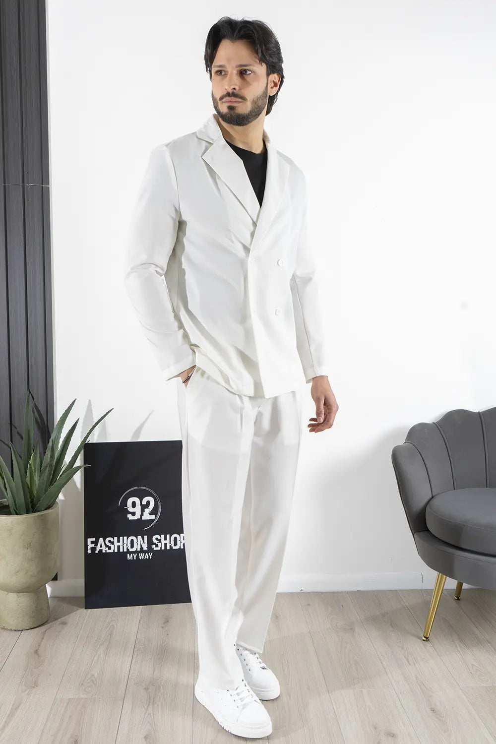 Coordinato Giacca Camicia Doppio petto e Pantalone Art. Cd47