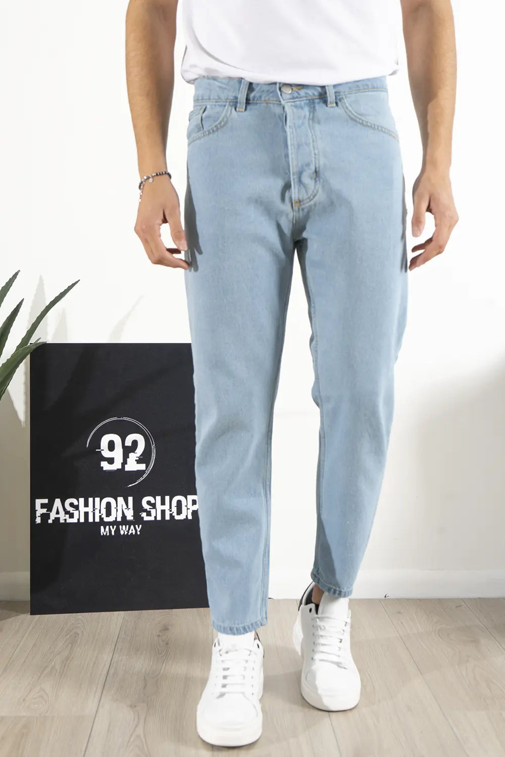 Jeans Uomo Basic Chiaro Art. Js305