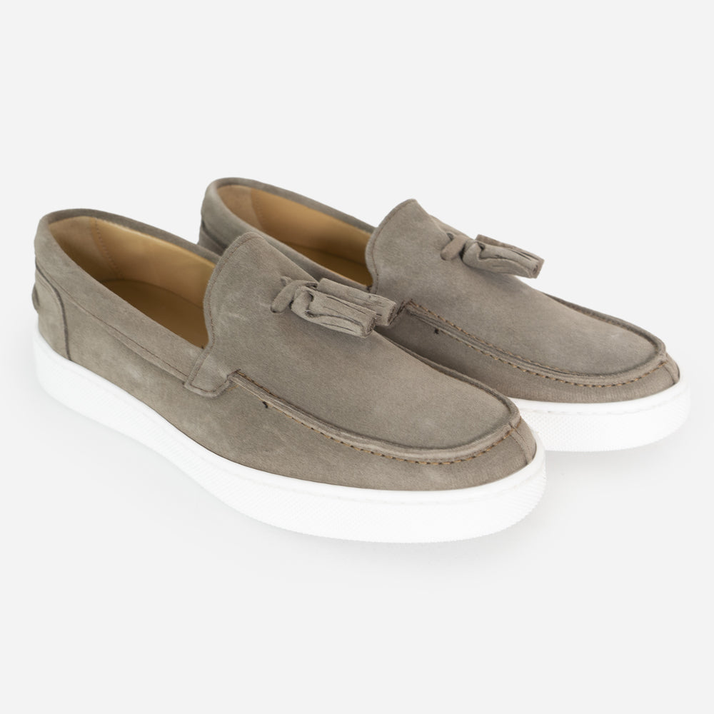 Mocassino Uomo Scamosciato Con nappine Art. Sc73