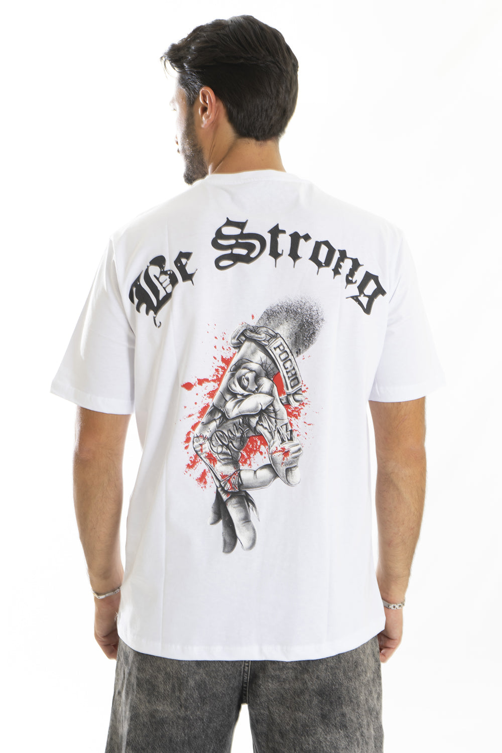 T-Shirt Uomo Stampa Be Strong Art. Ts199