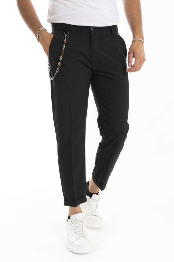 Pantalon pour homme avec poches arrière centrales boutonnées Art. Pt172